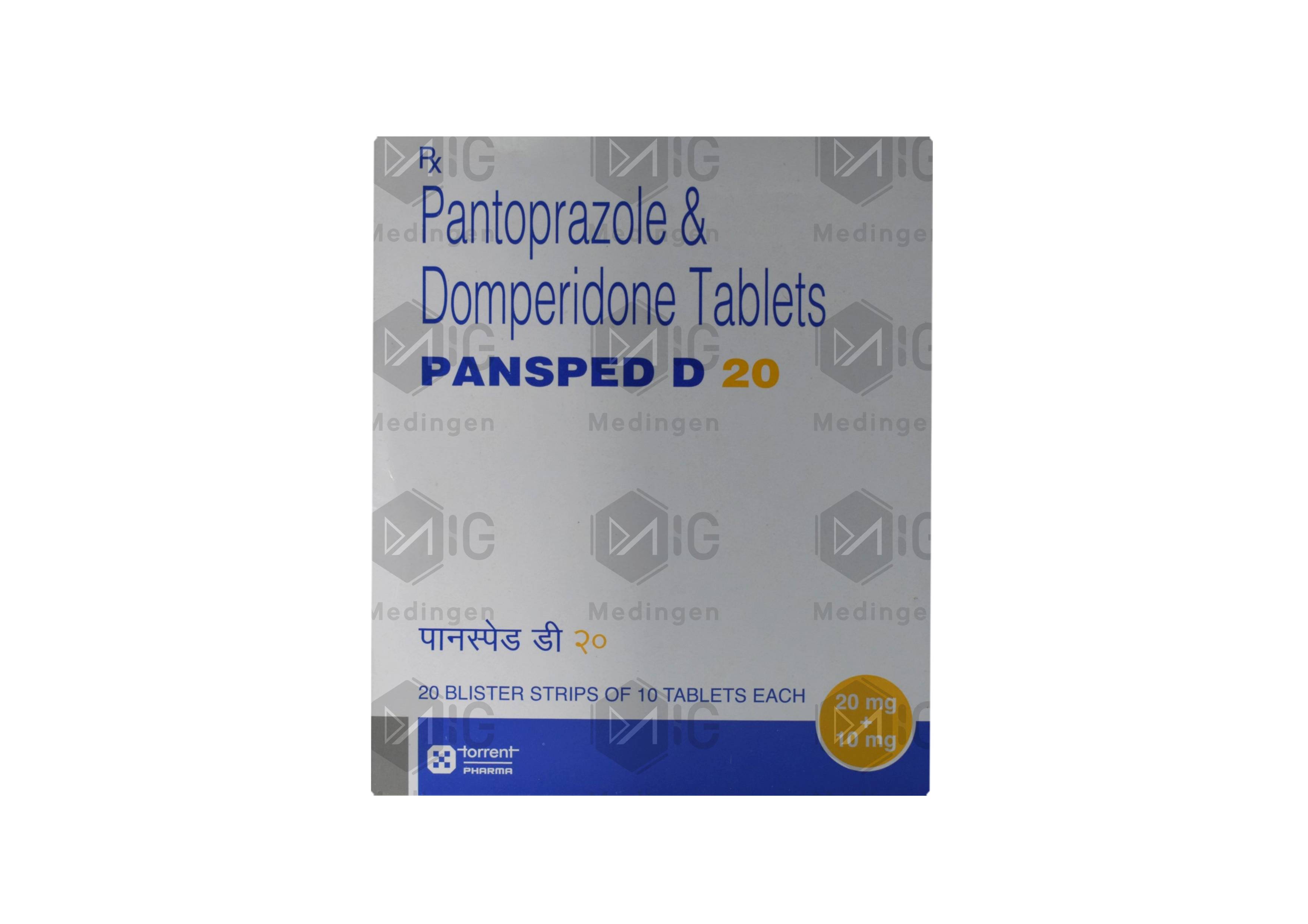 PANSPED D 20MG